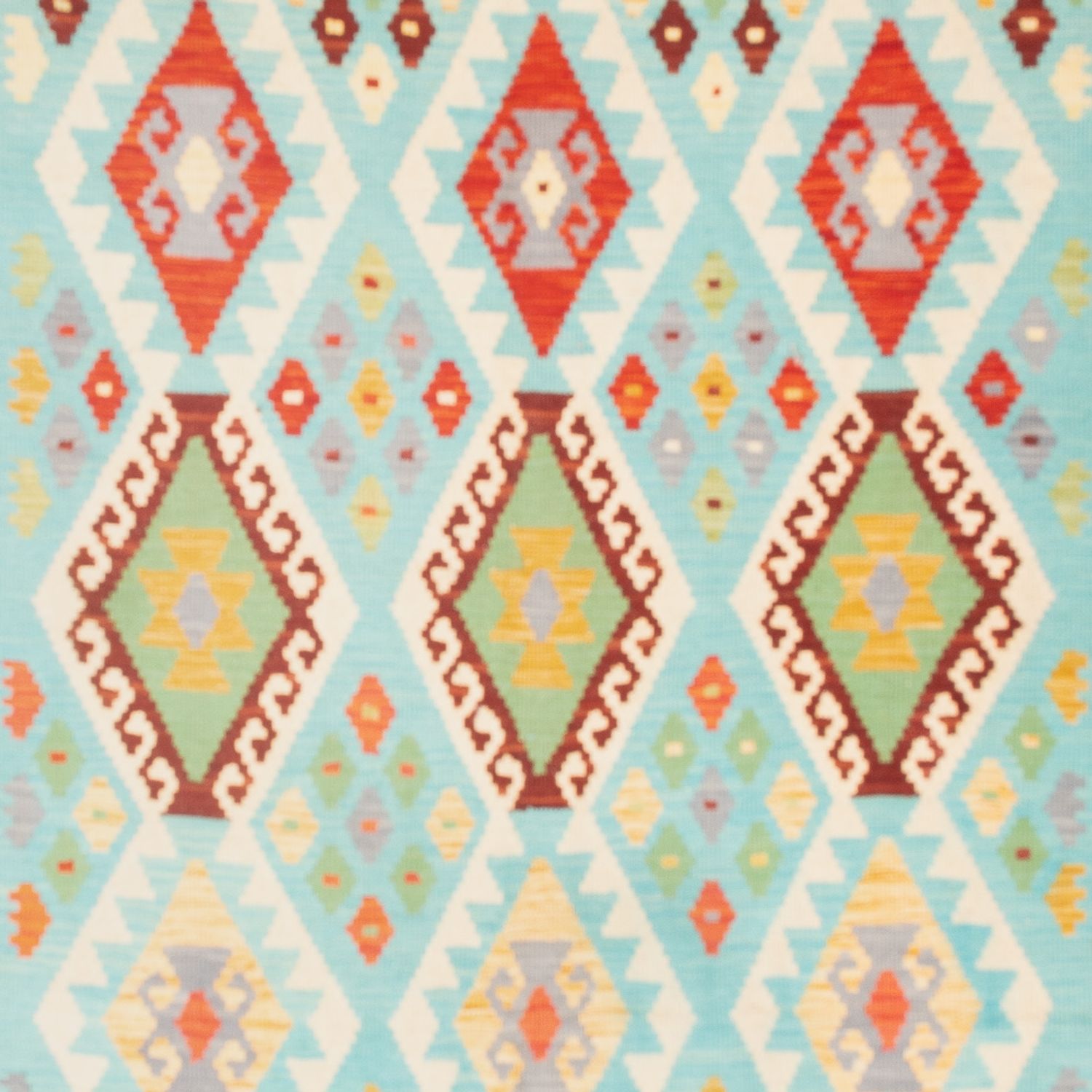 Kelim Carpet - Splash - 250 x 176 cm - flerfarvet