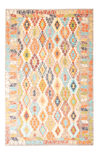 Kelim Carpet - Splash - 251 x 176 cm - flerfarvet