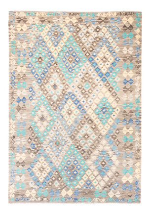Kelim Carpet - Splash - 241 x 174 cm - flerfarvet