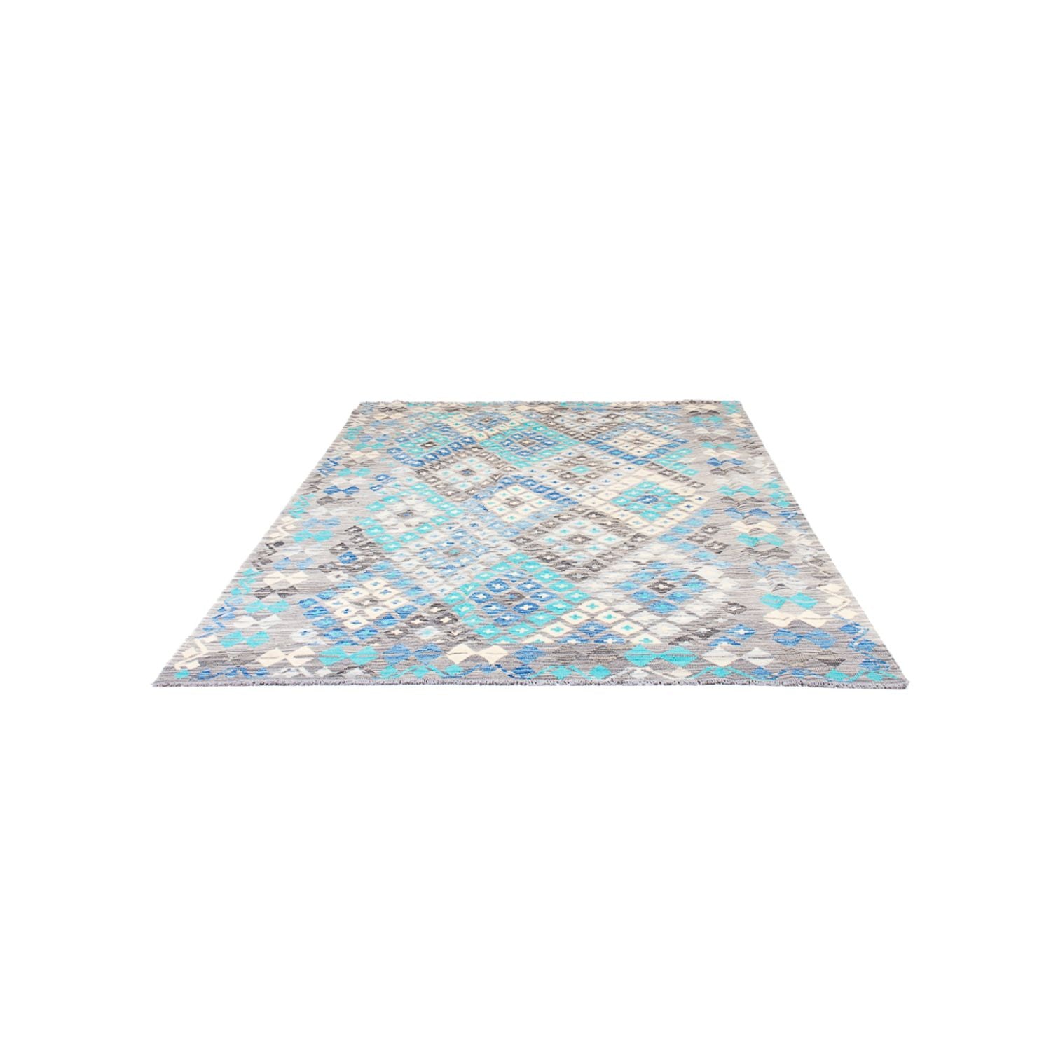 Kelim Carpet - Splash - 241 x 174 cm - flerfarvet