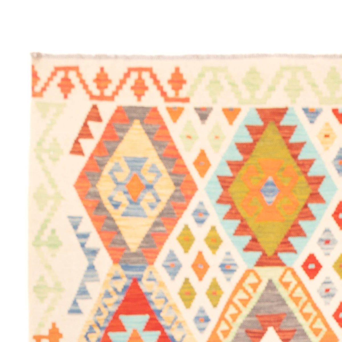 Kelim Carpet - Splash - 248 x 177 cm - flerfarvet