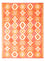 Kelim Carpet - Splash - 253 x 176 cm - flerfarvet