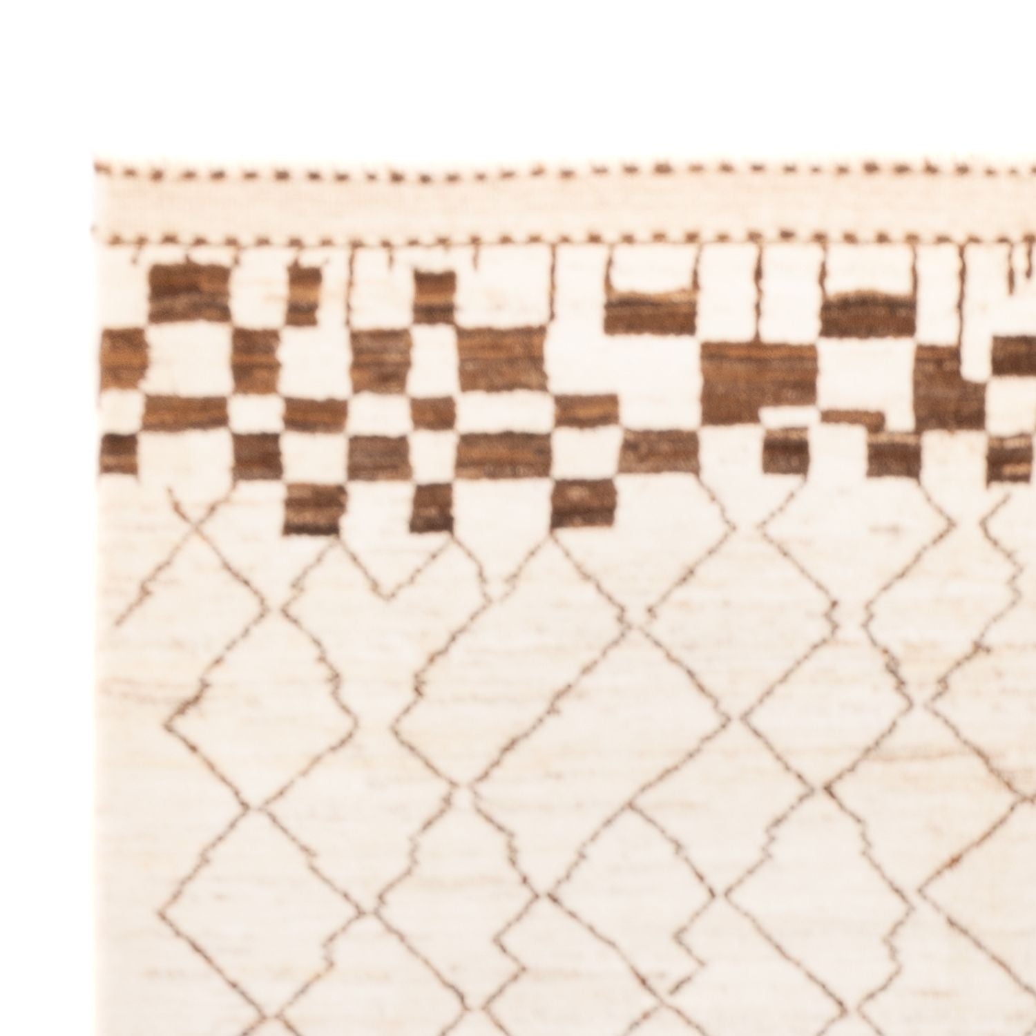 Berber tæppe - 228 x 156 cm - lysegrå