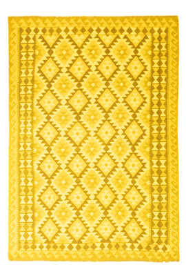 Kelim-tæppe - Trendy - Vintage / farvet - 237 x 169 cm - gul