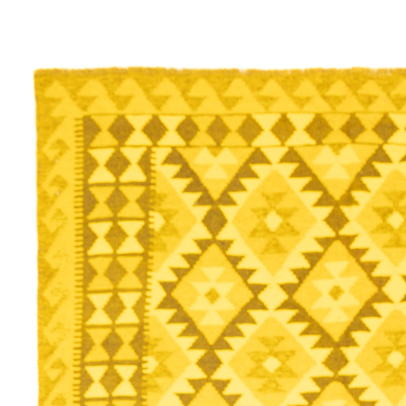 Kelim-tæppe - Trendy - Vintage / farvet - 237 x 169 cm - gul
