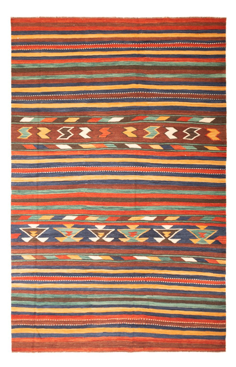 Kelim-tæppe - orientalsk - 304 x 198 cm - flerfarvet