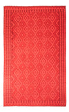 Moderne kilim Tæppe 193x291cm - Uldtæppe - Rektangulær / Rød / 193 x 291 cm Rektangulær