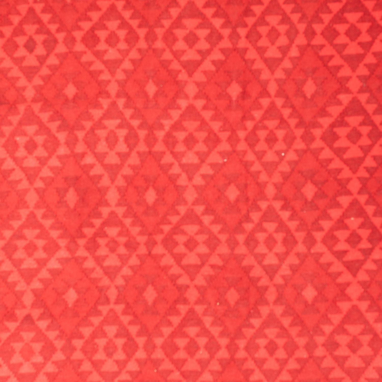 Kelim-tæppe - Trendy - Vintage / farvet - 291 x 193 cm - rød