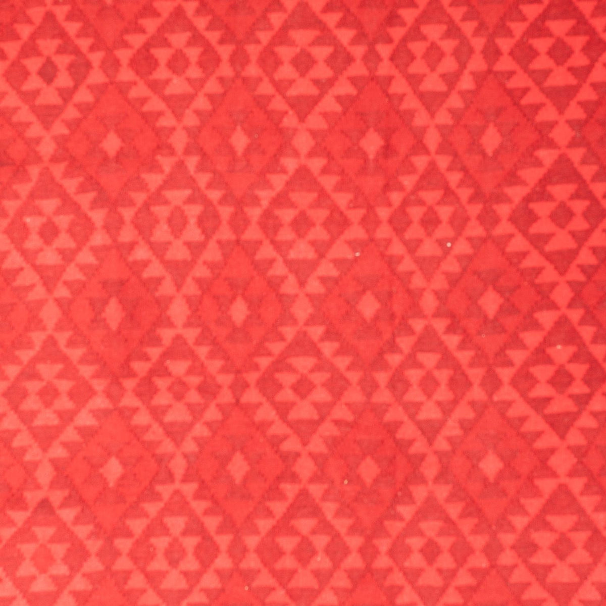 Kelim-tæppe - Trendy - Vintage / farvet - 291 x 193 cm - rød