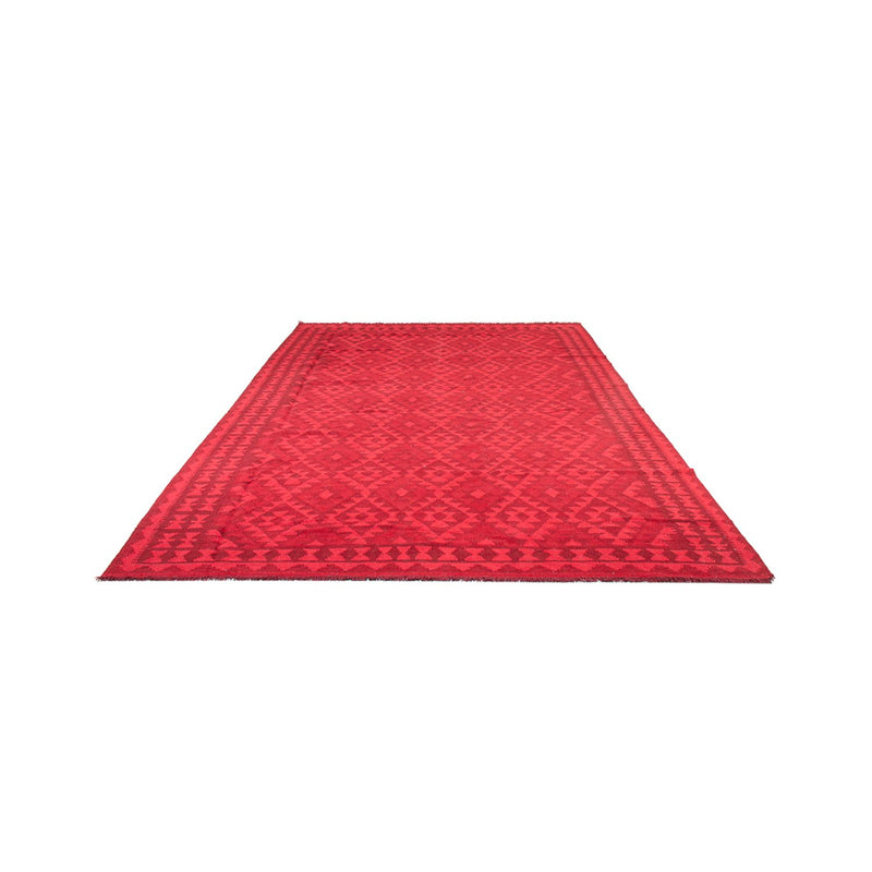 Kelim-tæppe - Trendy - Vintage / farvet - 291 x 193 cm - rød