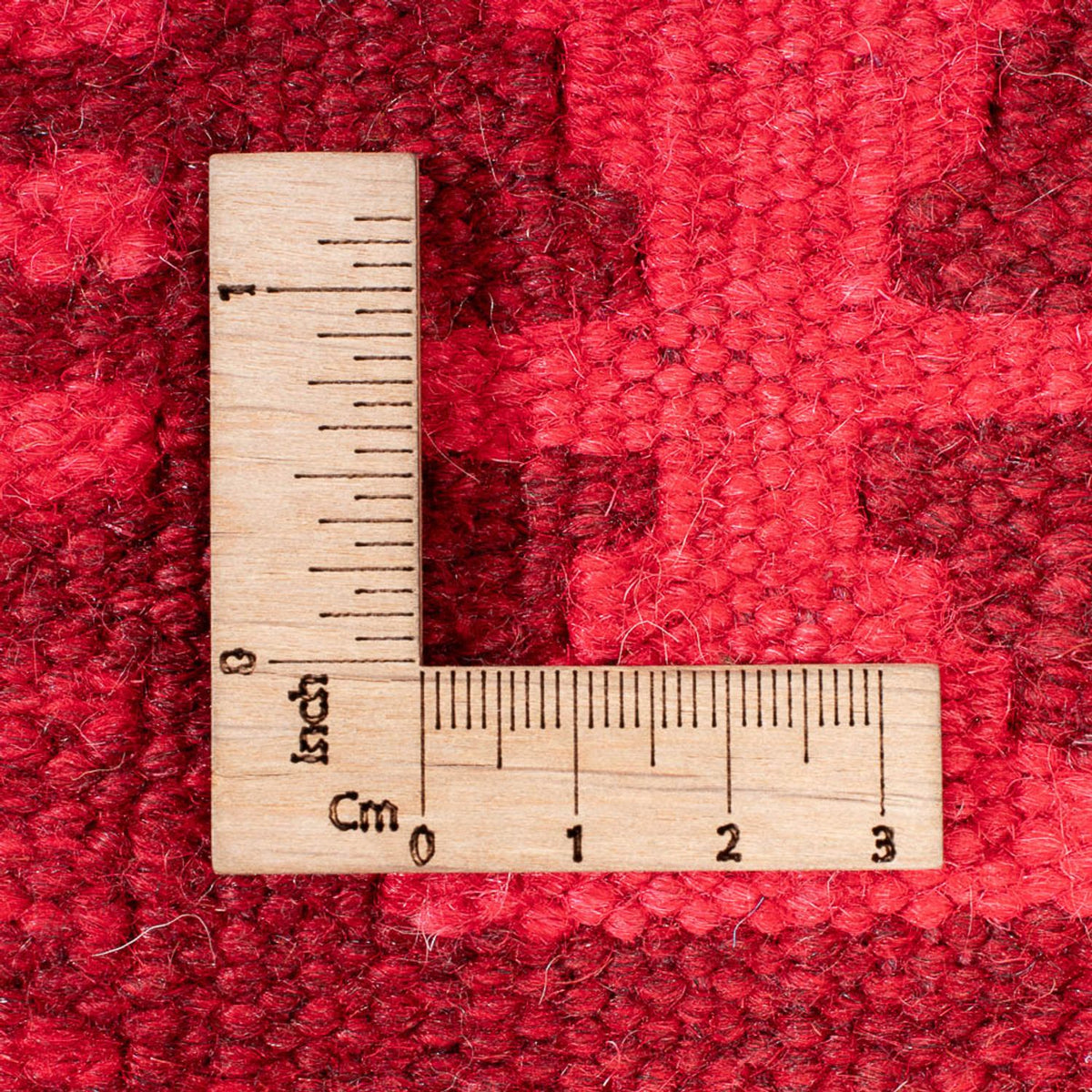 Kelim-tæppe - Trendy - Vintage / farvet - 291 x 193 cm - rød