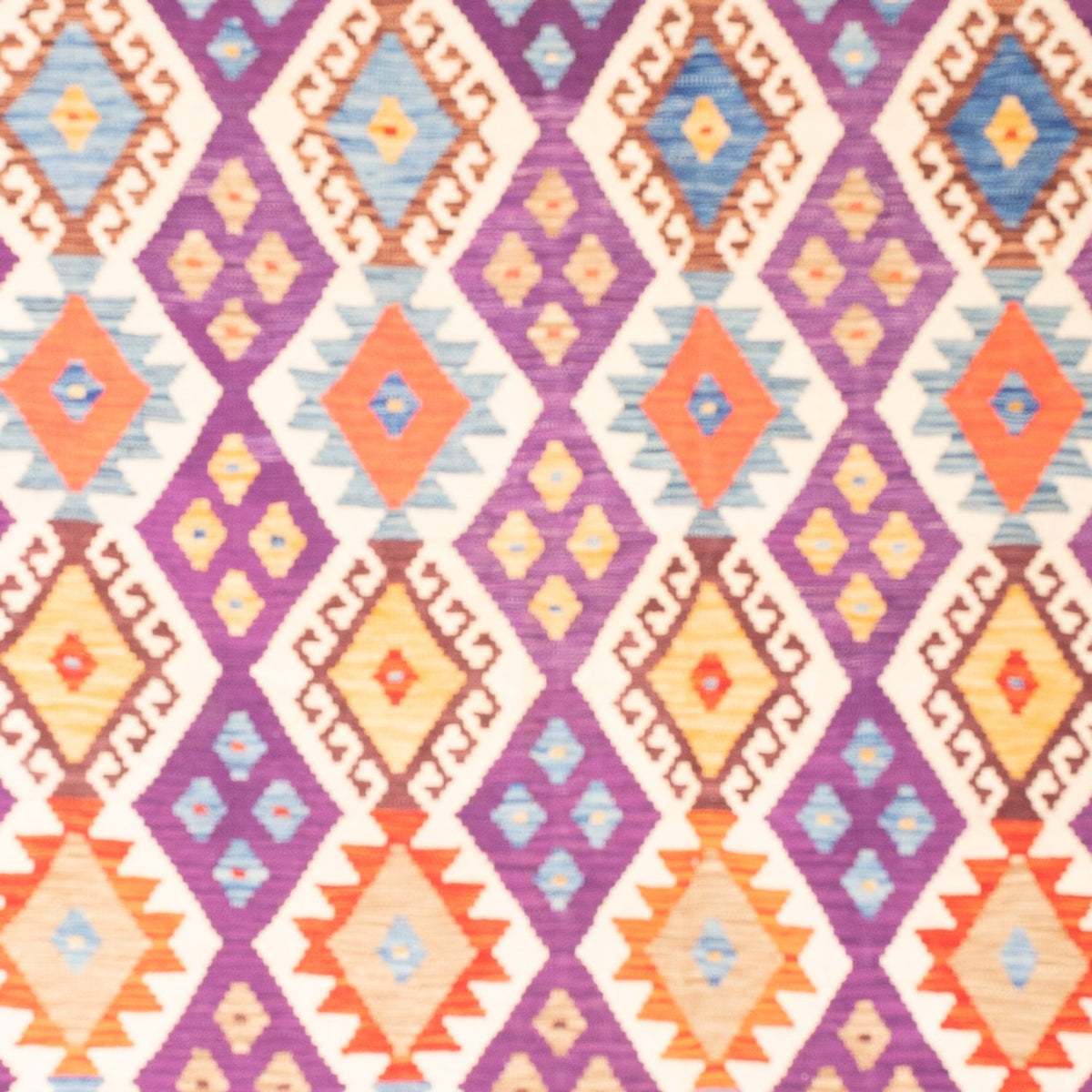 Kelim Carpet - Splash - 256 x 178 cm - flerfarvet