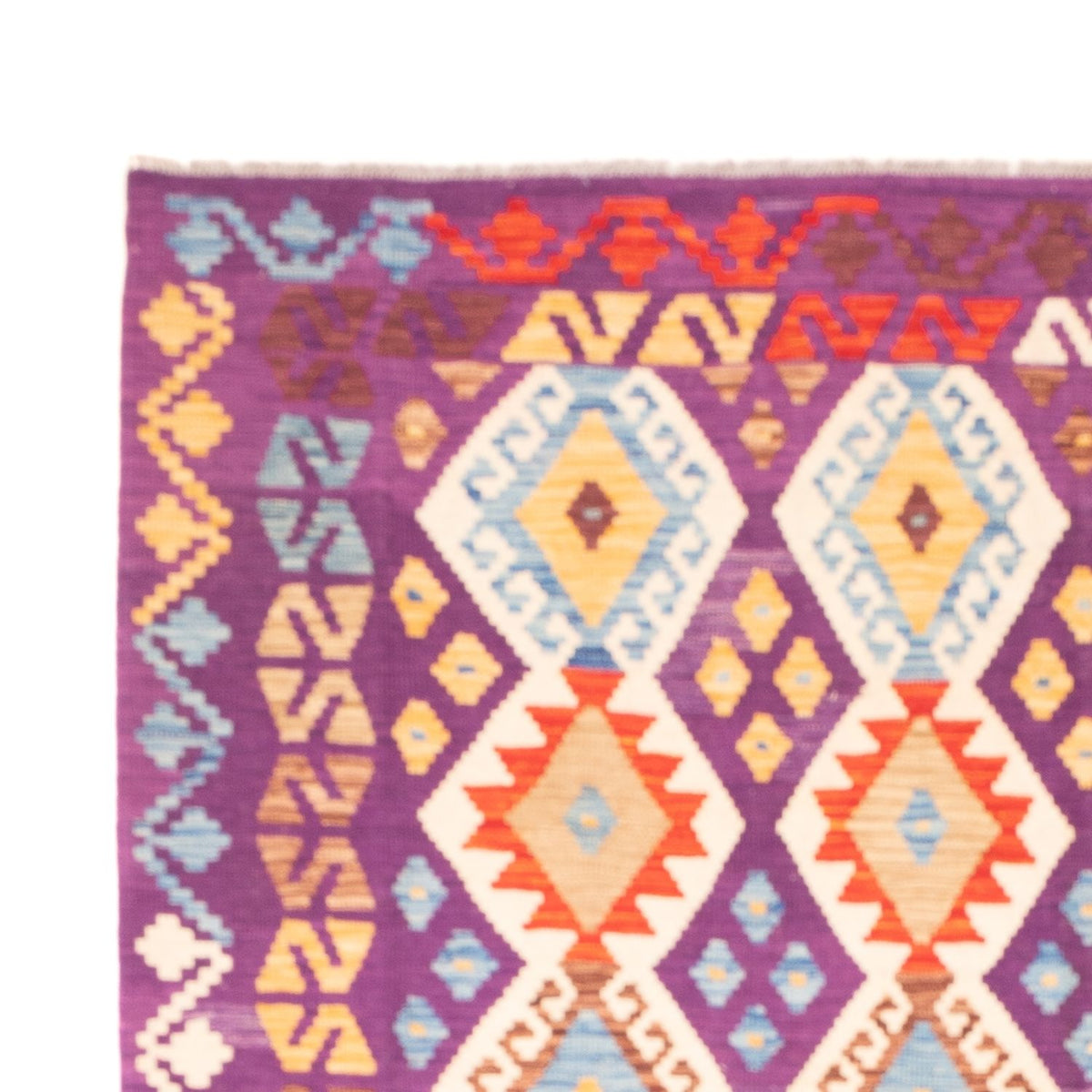 Kelim Carpet - Splash - 256 x 178 cm - flerfarvet