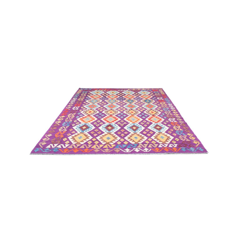 Kelim Carpet - Splash - 256 x 178 cm - flerfarvet