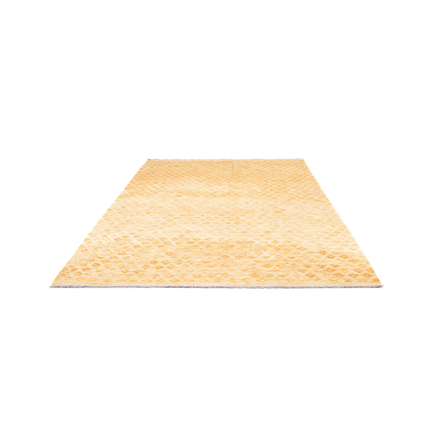 Kelim-tæppe - Trendy - Vintage / farvet - 247 x 177 cm - sennepsgul