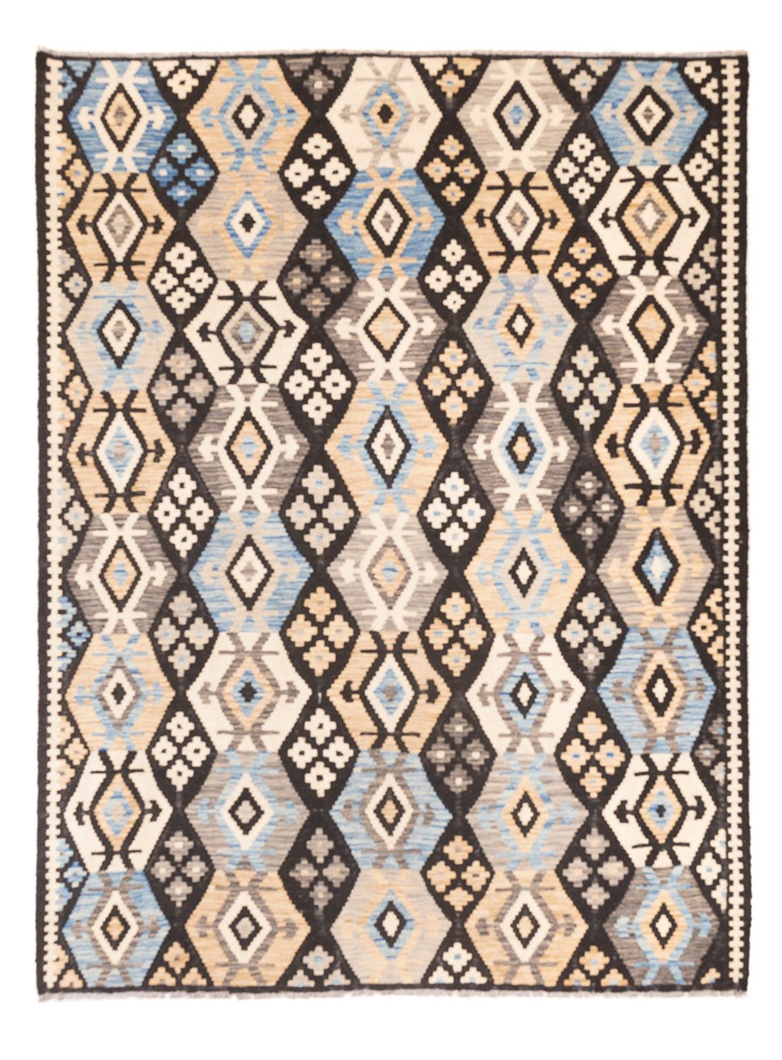 Kelim Carpet - Splash - 247 x 175 cm - flerfarvet