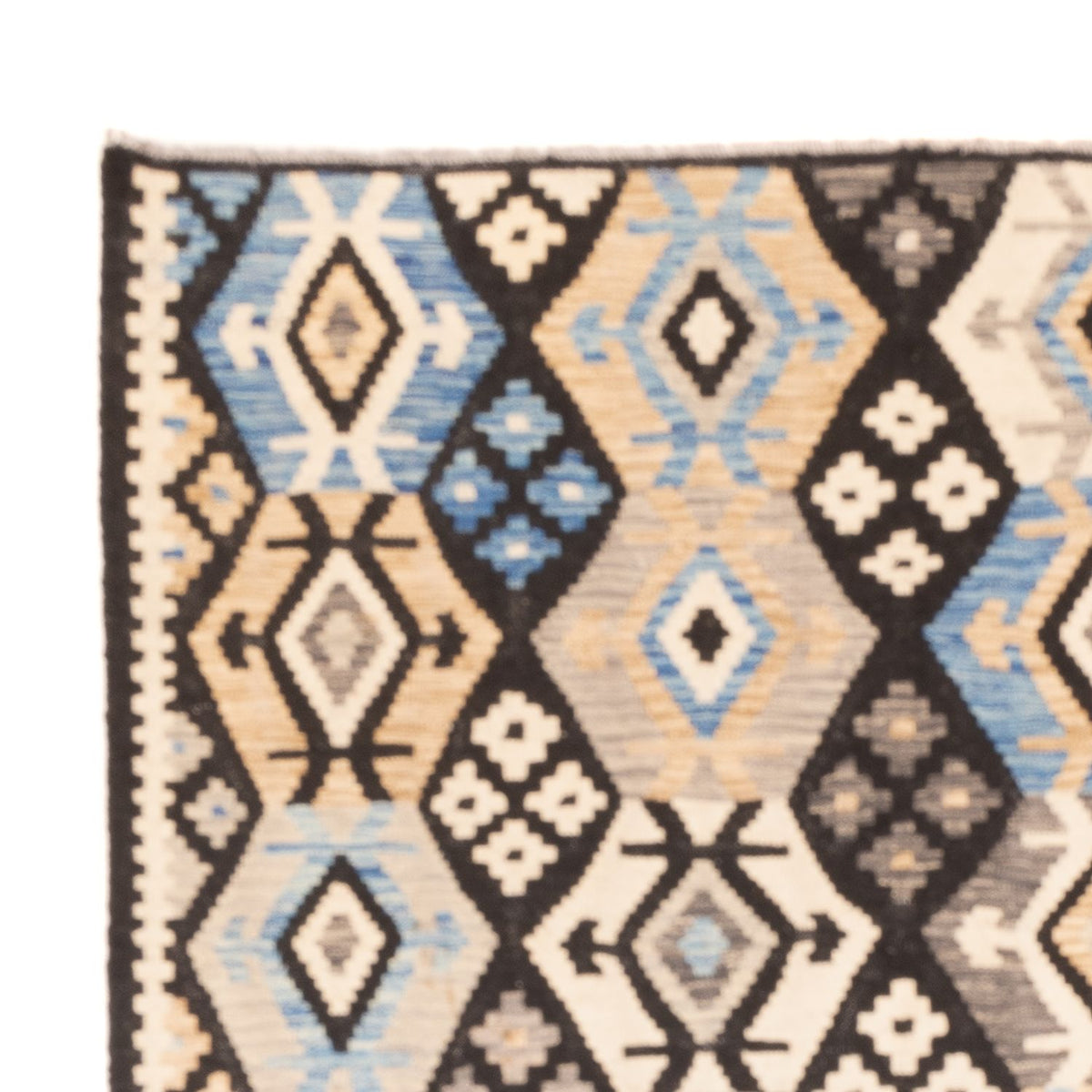 Kelim Carpet - Splash - 247 x 175 cm - flerfarvet