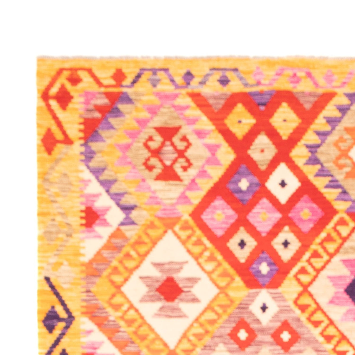 Kelim Carpet - Splash - 236 x 177 cm - flerfarvet