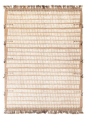 Berber tæppe - 289 x 215 cm - lys beige