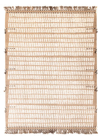 Berber tæppe - 289 x 215 cm - lys beige