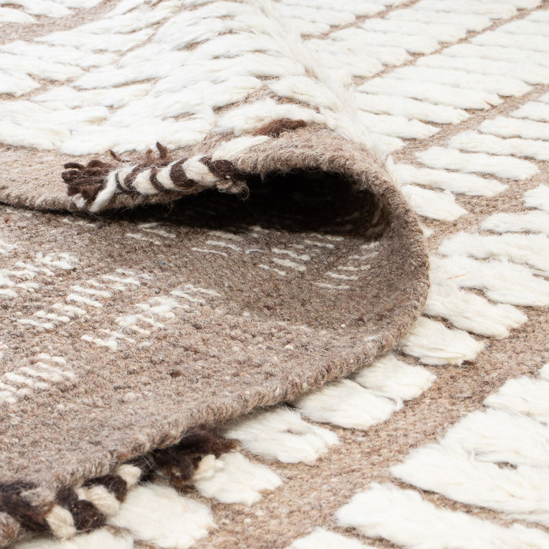 Berber tæppe - 289 x 215 cm - lys beige