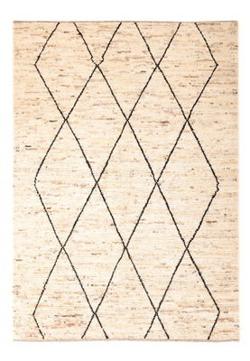 Berber tæppe - 199 x 148 cm - lys beige