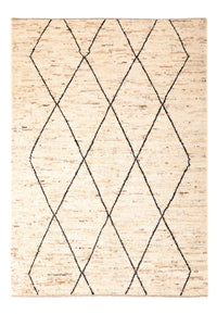 Berber tæppe - 199 x 148 cm - lys beige