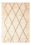 Berber tæppe - 199 x 148 cm - lys beige