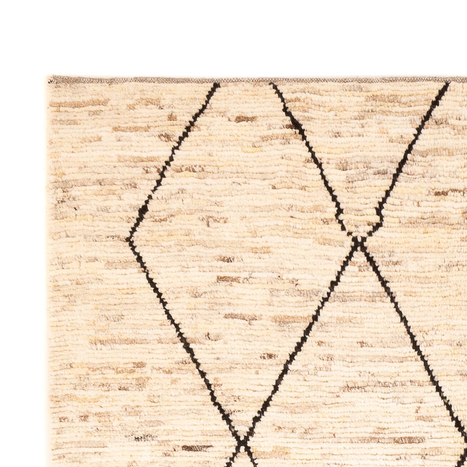 Berber tæppe - 199 x 148 cm - lys beige