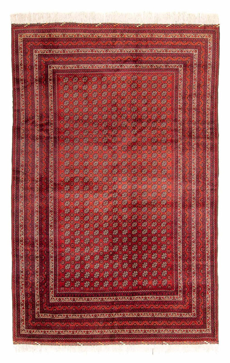 Afghansk tæppe - Bukhara - 300 x 200 cm - rød