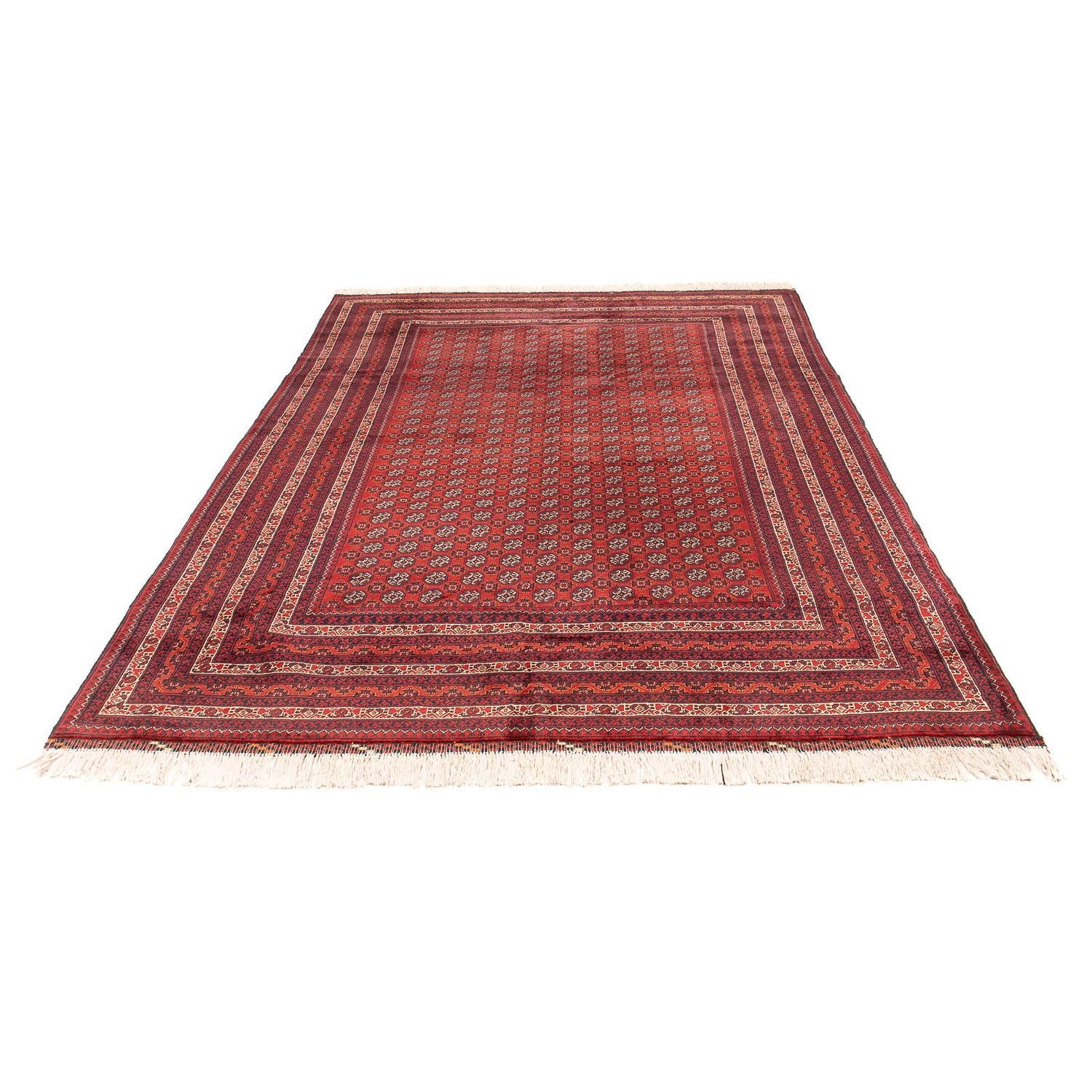 Afghansk tæppe - Bukhara - 300 x 200 cm - rød