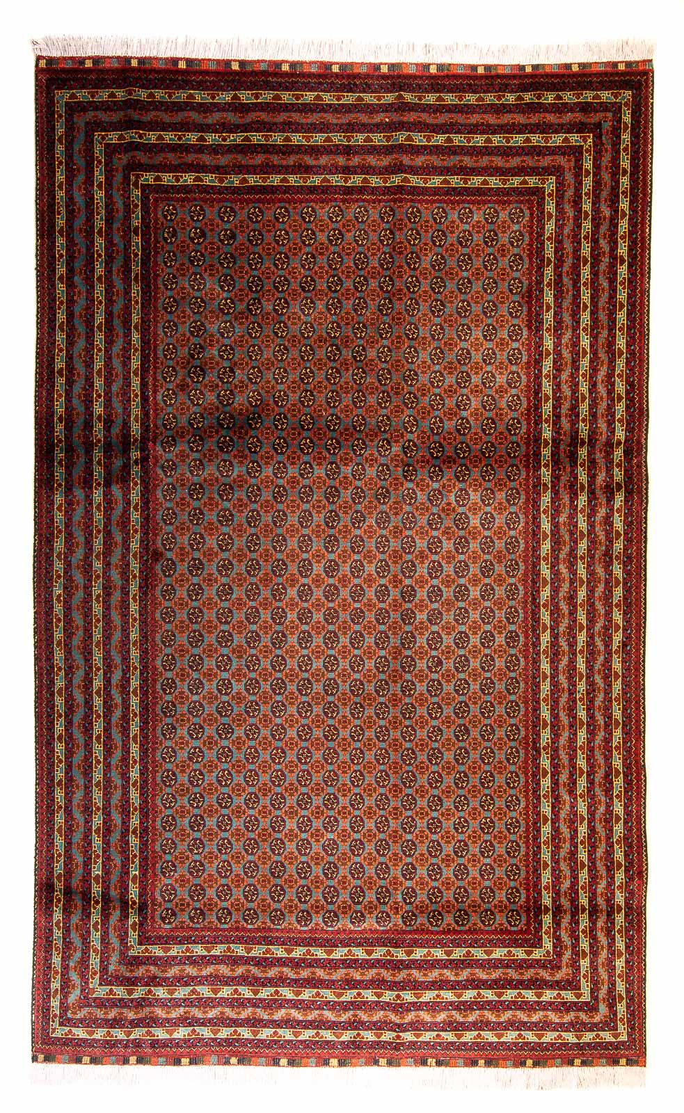 Afghansk tæppe - Bukhara - 304 x 200 cm - flerfarvet