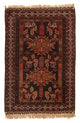 Afghansk tæppe 127x189cm - Orientalsk tæppe