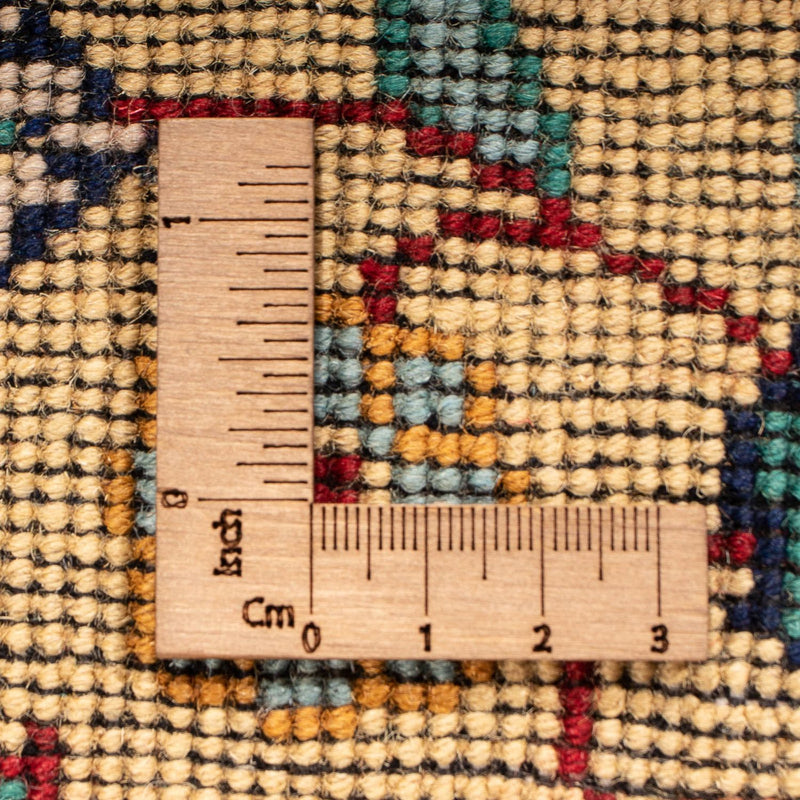 Afghansk tæppe - 213 x 151 cm - mørkeblå