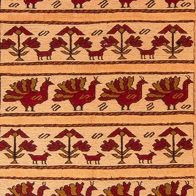 Kelim-tæppe - orientalsk - 180 x 140 cm - brun