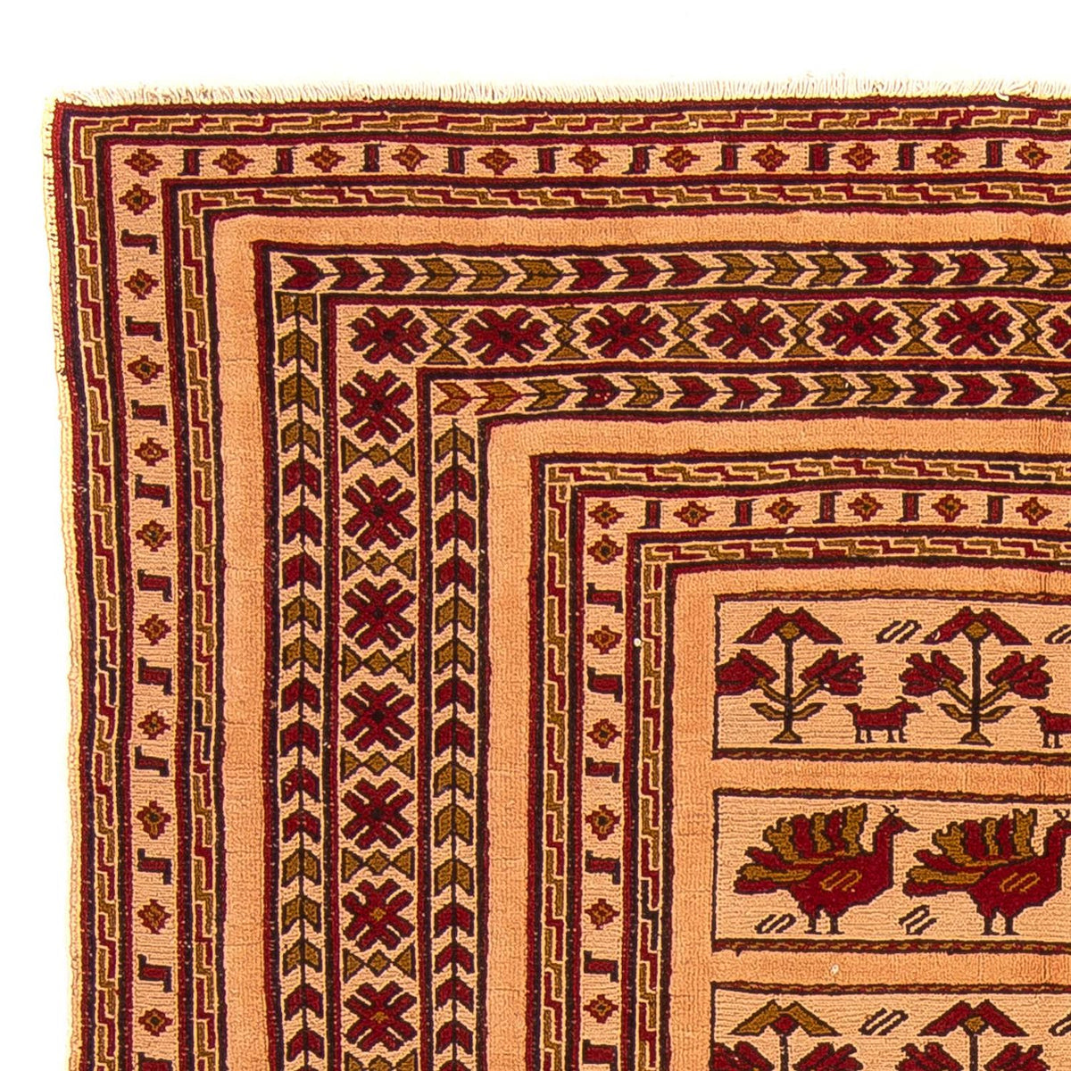 Afghansk kilim Tæppe 140x180cm