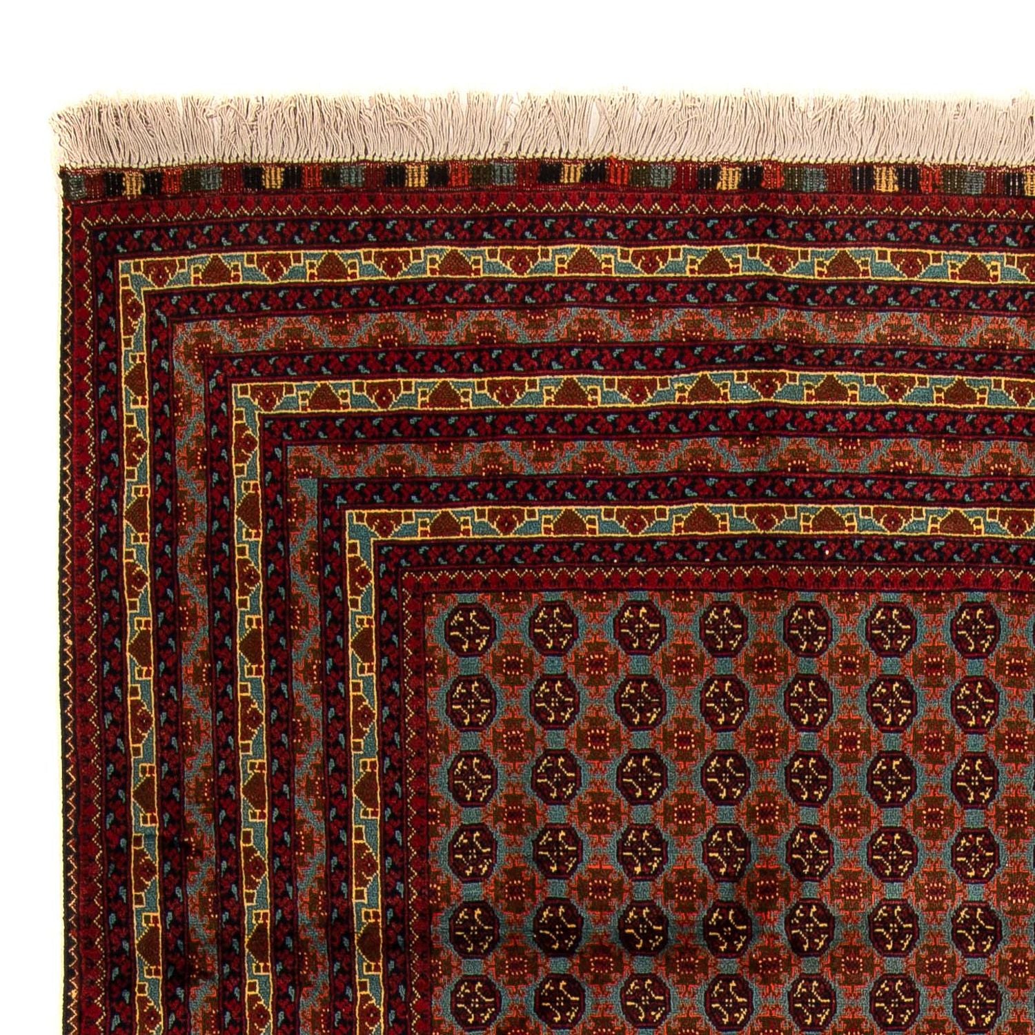 Afghansk tæppe - Bukhara - 296 x 196 cm - flerfarvet