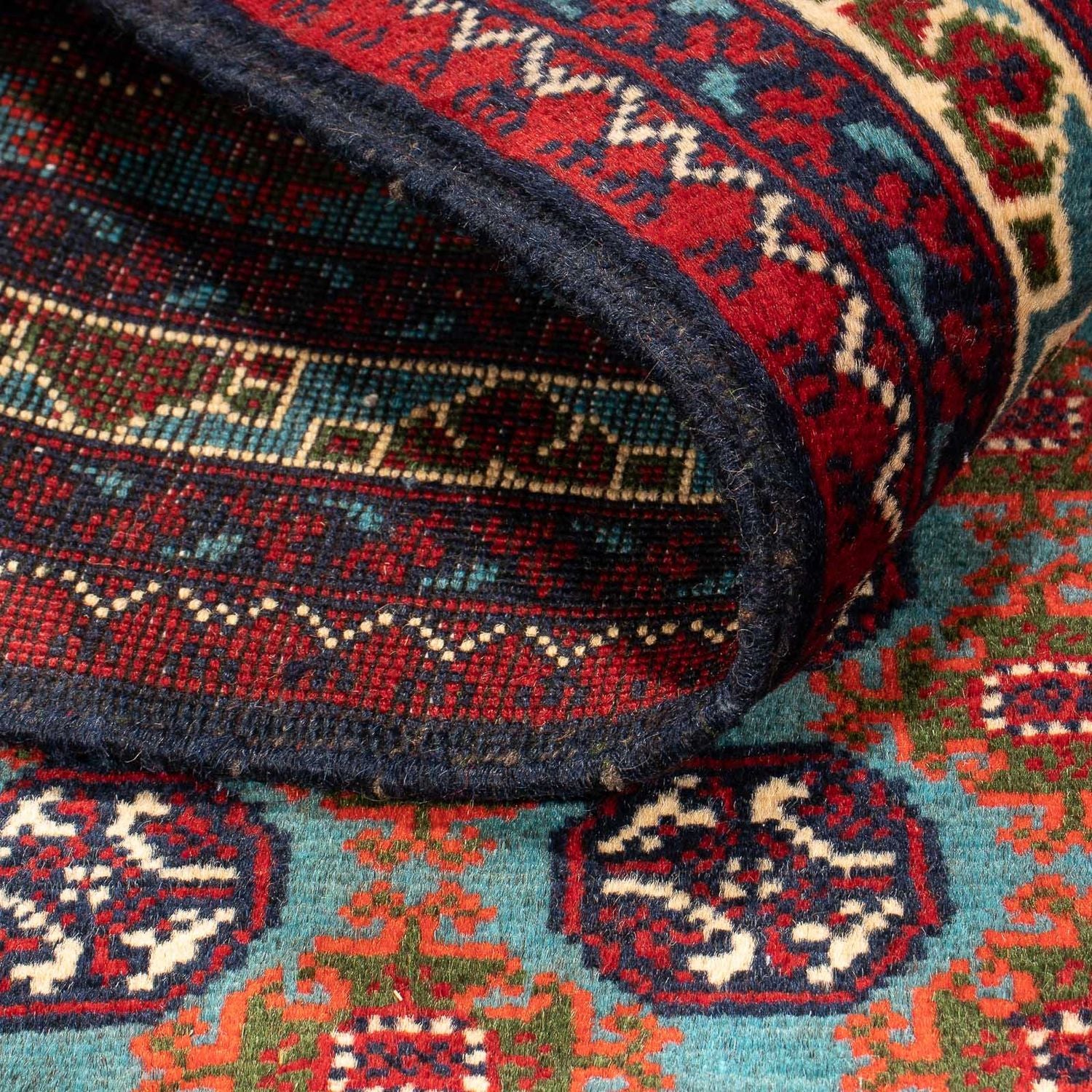 Afghansk tæppe - Bukhara - 150 x 100 cm - flerfarvet