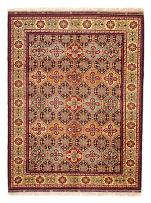 Afghansk tæppe - 199 x 153 cm - flerfarvet