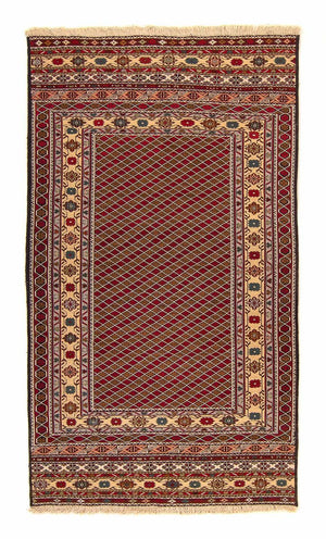 Kelim-tæppe - orientalsk - 207 x 125 cm - flerfarvet