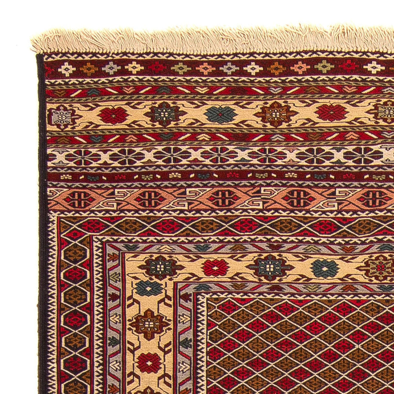 Kelim-tæppe - orientalsk - 207 x 125 cm - flerfarvet