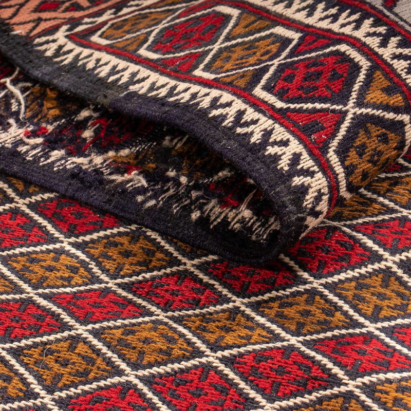 Kelim-tæppe - orientalsk - 207 x 125 cm - flerfarvet