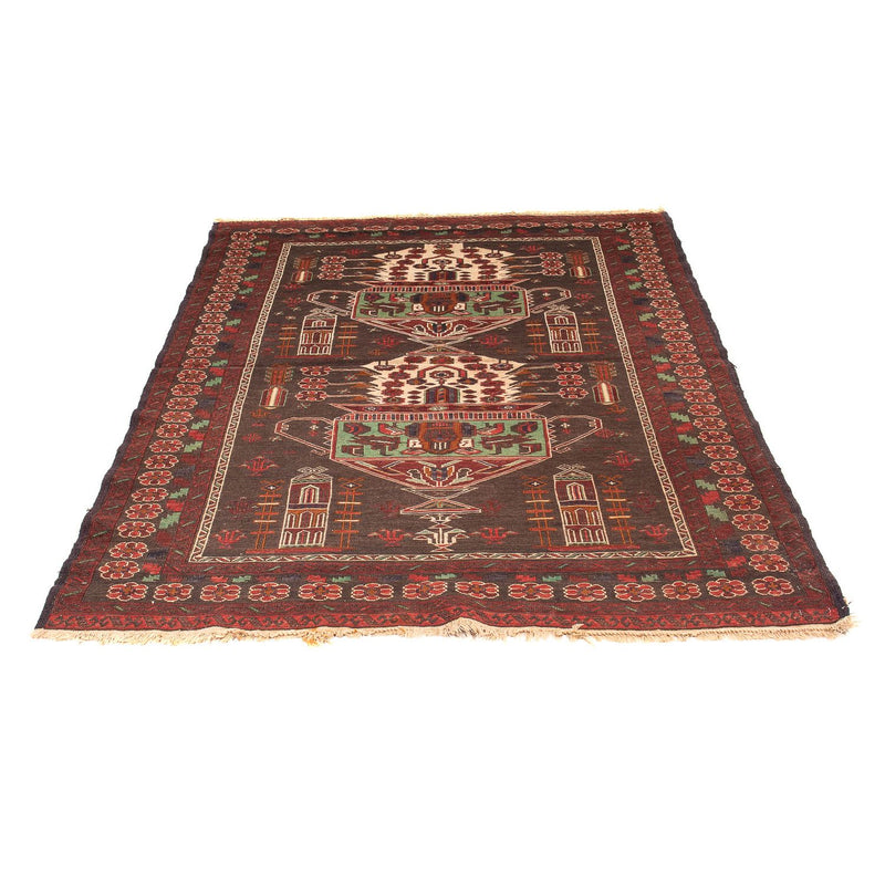 Kelim-tæppe - orientalsk - 179 x 130 cm - brun