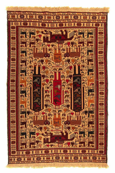 Afghansk kilim Tæppe 129x197cm