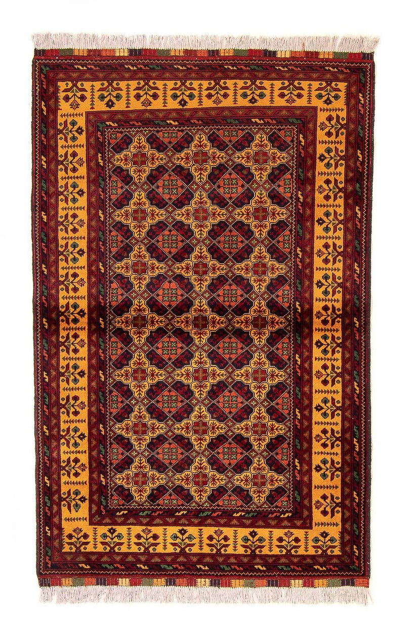 Løber Afghansk tæppe - Bukhara - 208 x 90 cm - flerfarvet