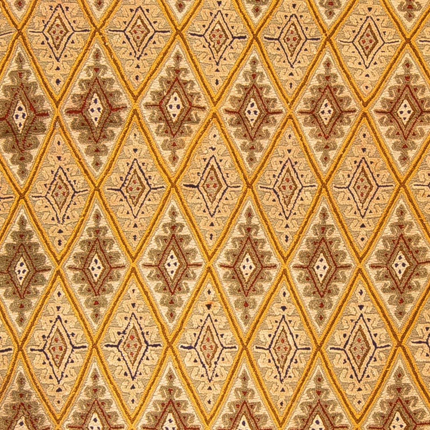 Kelim-tæppe - orientalsk - 190 x 148 cm - lys brun