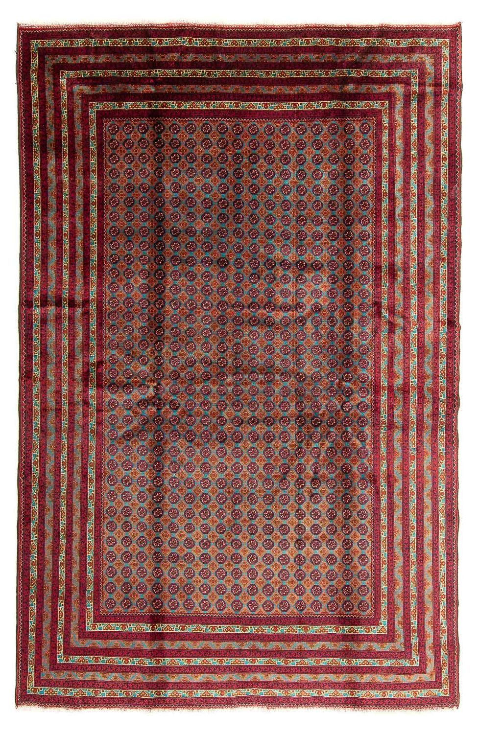 Afghansk tæppe - Bukhara - 288 x 198 cm - flerfarvet