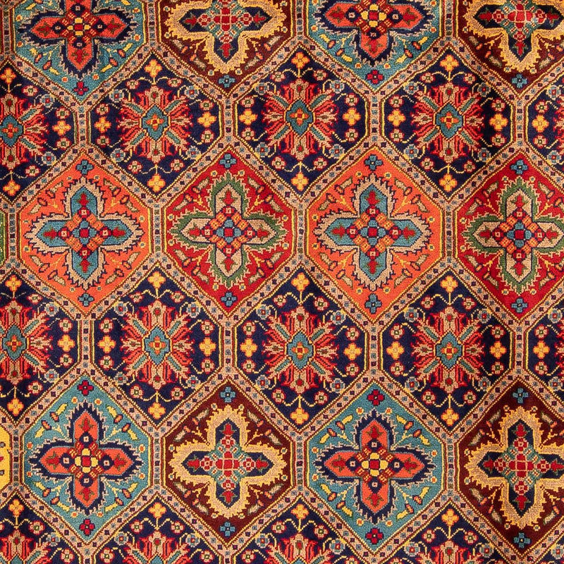 Afghansk tæppe - 299 x 192 cm - flerfarvet