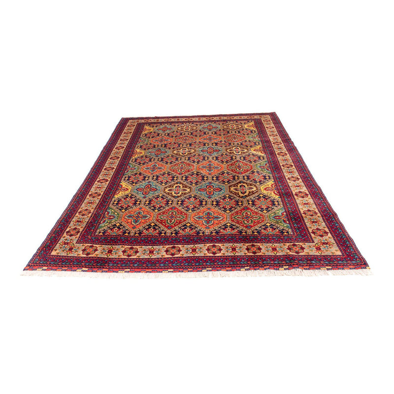 Afghansk tæppe - 299 x 192 cm - flerfarvet