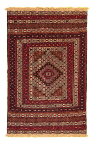 Kelim-tæppe - orientalsk - 183 x 115 cm - flerfarvet